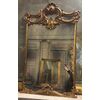 SPECC560 - Gilded and sculpted mirror with shells, 19th century, dimensions cm W 85 x H 138