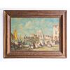 View of Venice with the Church of Health - Eugenio Zeno Bonivento