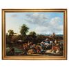 Nicolaes Berchem "Il passaggio del fiume dei pastori con gli armenti", 1655 c.a