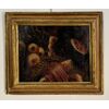 Pittore anonimo del XVIII secolo, "Natura morta con mele, anguria e uva"
