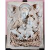 Scultore del XIX secolo, "Madonna con il Bambino e teste di cherubini"