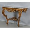 Consolle in legno intagliato e dorato, Piemonte, Epoca barocchetto, metà XVIII secolo