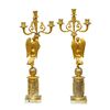 Francia, epoca Impero, Coppia di candelabri a quattro luci