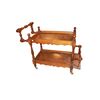 Carrello porta vivande del 1800 Francese in Legno di Noce
