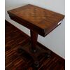 Antico tavolino da gioco Regency del 1800 in legno di palissandro con scacchiera