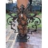 Grande applique in metallo dorato cm. 95 x 60