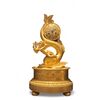 Pendola in bronzo dorato