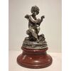Amorino con frecce, scultura in argento