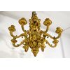 Lampadario in bronzo dorato, Francia, stile Reggenza, seconda metà del XIX secolo
