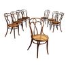 Set of 8 chairs J & J Kohn Austria Late 19th Century