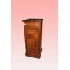 Pair of 19th-century Empire style bedside tables with tambour door