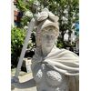  Grandi Sculture di Antichi Guerrieri in Marmo Bianco