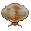 Unique inlaid Emiliano "Priest's Hat" Table