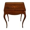 Antique French drop-front desk from the 1800s, Louis XV style
