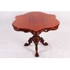 1800s Mahogany Scalloped Circular Coffee Table