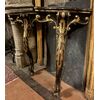 TAV319 - Pair of corner consoles, 18th century, dimensions cm W 66 x D 46 x H 108