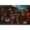 Nordic artist active in Italy, last quarter of the 16th century, Adoration of the Shepherds