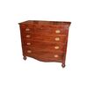 English mahogany chest of drawers from the first half of the 19th century, Regency style.
