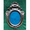 Silver picture frame with rocaille motifs Italy.     