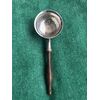Tea strainer in silver with rosewood handle.     