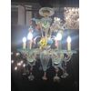 Murano glass chandelier 6 flames     
