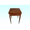 Antico tavolino da gioco stile Vittoriano del 1800 a fazzoletto