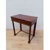 Tavolino impero a colonna - noce - primi 800 - toilette - console comodino - con segreti