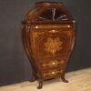 Grande secrétaire austriaco intarsiato in stile Biedermeier