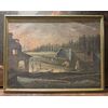 PAN434 - Dipinto con cornice coeva, epoca '700, provenienza Torino, misure cm L 88 x H 146
