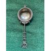 Tea stand in silver with stylized plant motifs Italy     