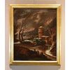 Paesaggio invernale, Francesco Foschi (Ancona, 1710 - Roma, 1780) Attribuibile