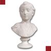BUSTO IN MARMO DI GIOVANE AURIGA FINE XVIII-INIZI XIX SECOLO