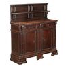 Credenza Barocca con Piattaia in Noce Piemonte Inizio XVIII Secolo