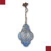 LAMPADA IN VETRO BLU DI MURANO PRIMI DEL XX SECOLO