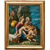 Metà XVII secolo, Scuola rubensiana, Sacra Famiglia con San Giovannino e Elisabetta