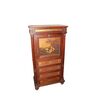 Secretaire francese stile Napoleone III Dipinto con scena galante Vernis Martin
