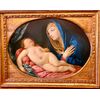 Madonna con il bambino dormiente
