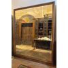 SPECC565 - Specchiera anni '40 con cornice in noce, misure cm L 196 x H 240