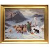 John Califano (Roma, 1864 – Chicago, 1924), Paesaggio montuoso innevato