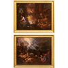 Carlo Preda (Milano, 1651 o 1652 – 1729),  Annuncio e Adorazione dei pastori