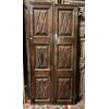 PTI605 - Porta in noce, due battenti, epoca '600, misure cm L 90 x H 190 x P 3,5