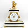 Antico Orologio a Pendolo Luigi XVI in bronzo dorato e marmo - epoca '700 firmato