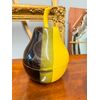 Ceramica vintage contenitore Pera, anni '70, 31x25 cm, bicolore, ottimo stato, non marchiata