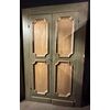 STIP101 - Porta laccata a due battenti, con telaio, epoca '700, misure luce cm L 118 x H 227