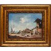 Giuseppe Ponga (Chioggia, 1856 – Venezia, 1925), Capriccio con figure