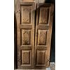 PTI758 - Porta in noce con pannelli intagliati, epoca '700, misure cm L 102 x H 205