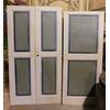  pts728 - 2 porte laccate, una ad un battente e una a due battenti, misure diverse 