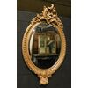specc276 - gilded and carved mirror, 18th century, cm l 68 xh 112     