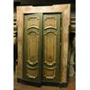 ptl532 - porta laccata e dorata con pannelli dipinti, cm l 155 x h 230 