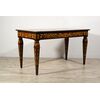 Center table in inlaid wood, Luigi and Angiolo Falcini, Florence, mid-19th century